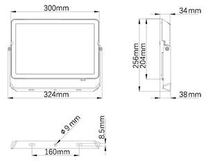 Philips - LED Екстериорен прожектор PROJECTLINE LED/100W/230V IP65 3000K