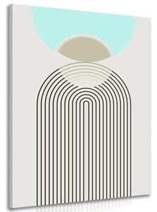 Картина на платно – Дъга на бъдещето Mid-Century