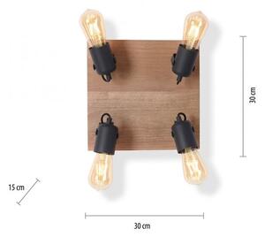 Leuchten Direkt 15634-18 - Спот CANOP 4xE27/60W/230V