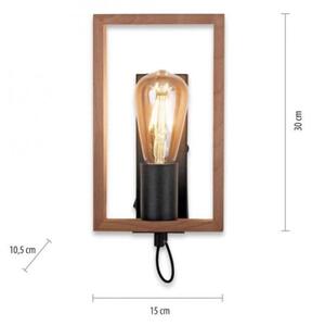 Leuchten Direkt 15654-18 - Аплик FRANKY 1xE27/60W/230V