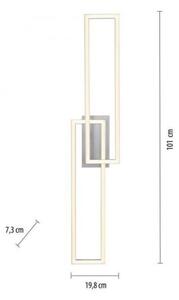 Leuchten Direkt 14691-55 - LED Димируем полилей за повърхностен монтаж IVEN 2xLED/18W/230V