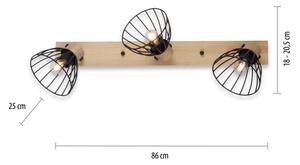 Leuchten Direkt 11418-18 - Спот LAMI 3xE27/25W/230V