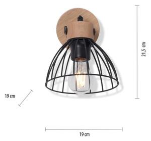 Leuchten Direkt 11416-18 - Спот аплик LAMI 1xE27/25W/230V