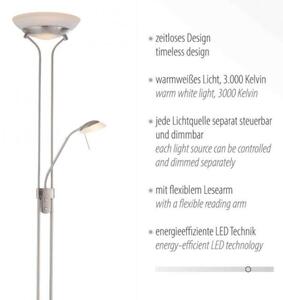 Leuchten Direkt 11730-55 - LED Димируем лампион ZAHARA LED/16W/230V + LED/5W