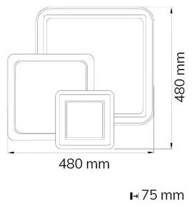 Wofi 11860 - LED Димируем плафон MOLA LED/36W/230V 3000-5500K + д.у