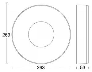 Steinel 078775 - LED Плафон RS 200 C LED/17,1W/230V IP54