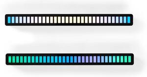 Nedis GALDP110BK - К-кт 2бр. LED RGB акумулаторни настолни лампи LED/250 mAh