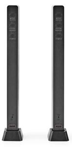 Nedis GALDP110BK - К-кт 2бр. LED RGB акумулаторни настолни лампи LED/250 mAh