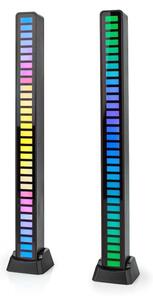 Nedis GALDP110BK - К-кт 2бр. LED RGB акумулаторни настолни лампи LED/250 mAh