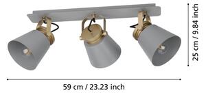 Eglo 43837 - Спот TWICKEN 3xE27/40W/230V