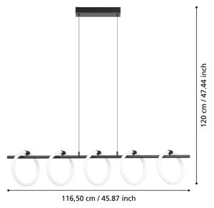 Eglo 900563 - LED Пендел CARANACOA 5xLED/7W/230V