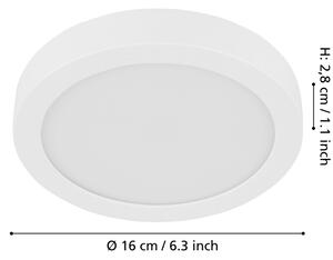 Eglo 900582 - LED Димируем плафон FUEVA LED/11W/230V бял