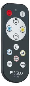 Eglo 900424 - LED Димируем плафон GAFARES LED/15W/230V златист + д.у