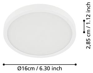 Eglo 900638 - LED Плафон за баня FUEVA LED/11W/230V IP44 бял