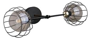 Аплик SOLO BLACK 2xE27/60W/230V черен/златист