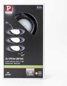 Paulmann 94472 - К-кт 3бр.LED/6W IP23 димируеми лунички за баня NOVA 230V