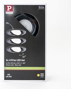 Paulmann 94471 - К-кт 3бр.LED/6W IP23 лунички за баня NOVA 230V