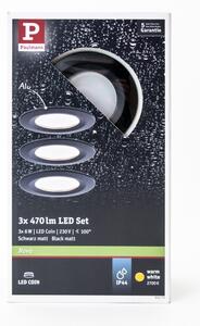 Paulmann 94473 - К-кт 3бр.LED/6W IP44 лунички за баня NOVA 230V