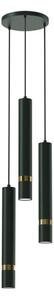 Пендел JOKER 3xGU10/8W/230V зелен/златист