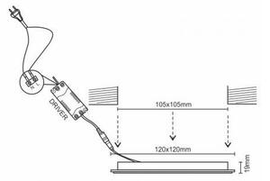 LED Димируема лампа за вграждане/6W/230V 3000-6500K Wi-Fi Tuya