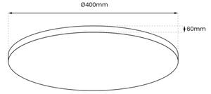 LED Димируем плафон LAYLA LED/33W/230V 3000/4000/6000K златист + д.у