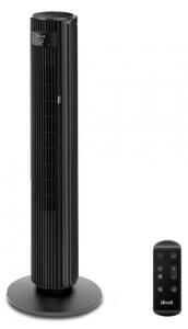 Вентилатор кула Levoit TempSense 42 DC, 30W, 107 см, За до 49 м2, 12 скорости, 4 режима, Таймер, Осцилация 90C, Дистанционно, Черен