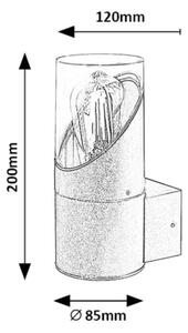 Rabalux 7236 - Екстериорен аплик NOVIGRAD 1xE27/28W/230V IP54