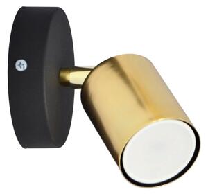 LED Стенен спот TUNE 1xGU10/4,8W/230V златист/черен