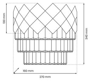 Аплик CARISMA 2xE14/40W/230V лъскав хром