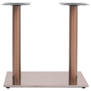 VidaXL Крак за бистро маса, месинг, 70x40x72 см, неръждаема стомана