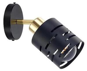 Настенно спот осветително тяло ELEN 1xE27/35W/230V черно/златно