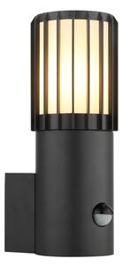 Globo 32160S - Външно стеново осветително тяло със сензор MERVIN 1xE27/15W/230V IP54