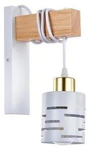 Настенна лампа ELEN 1xE27/35W/230V бяла/златна/кафява