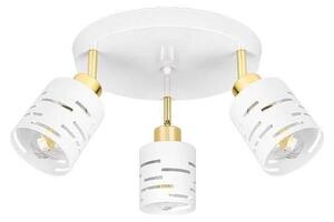 Точково осветително тяло ELEN 3xE27/35W/230V бяло/златно