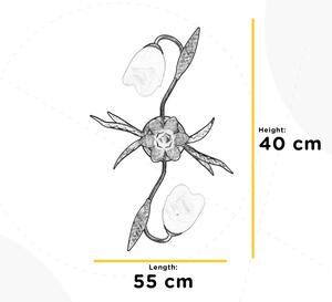 ONLI - Плафон SONIA 2xE14/6W/230V