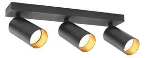 Спот осветително тяло FILO 3xGU10/30W/230V черно/златисто