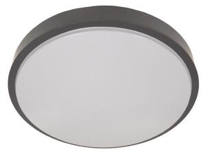 Потолно осветително тяло WILTON със сензор, 2xE27/60W/230V, Ø 33 см, антрацит