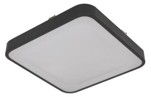 Таванно осветително тяло със сензор WILTON, 2xE27/60W/230V, 33x33 см, антрацит