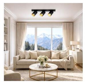 Спот осветително тяло FILO 3xGU10/30W/230V черно/златисто