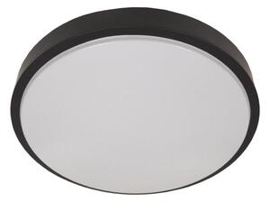 Плафон със сензор WILTON, 2xE27/60W/230V, Ø 33 см, черен