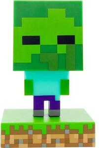 Статуетка Paladone Minecraft Zombie Icon Lamp, зелена