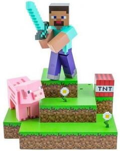 Лампа Paladone Minecraft - Steve Diorama Light, USB, многоцветна
