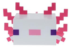 Лампа Paladone Minecraft - Axolotl Light, 3x AA, многоцветна
