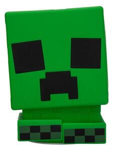 Лампа Paladone Minecraft - Creeper SquishyGlo Silicone Light Rechargeable, USB, зелена
