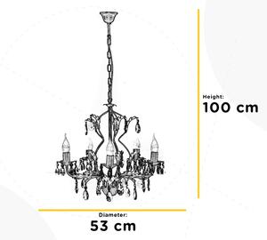 ONLI - Пендел TERESA 5xE14/6W/230V бронзов