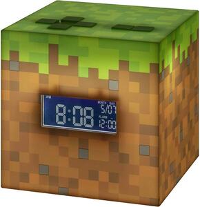 Часовник/будилник Paladone Minecraft Alarm Clock, кафяв