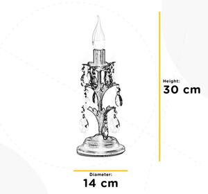 ONLI - Настолна лампа TERESA 1xE14/6W/230V бронзов