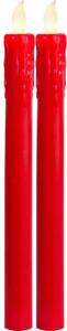 Eglo 411505 - Комплект от 2 LED свещи PRESSE LED/1xAAA, червени