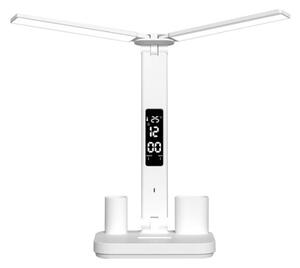 LED димируема зареждаема настолна лампа NOBLITE P LED/5W/5V 3000/4000/6000K 2200 mAh бяла