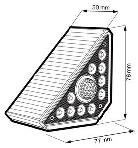 LED соларно осветително тяло със сензор ARI LED/4,5W/3,7V 600 mAh IP44 бяло